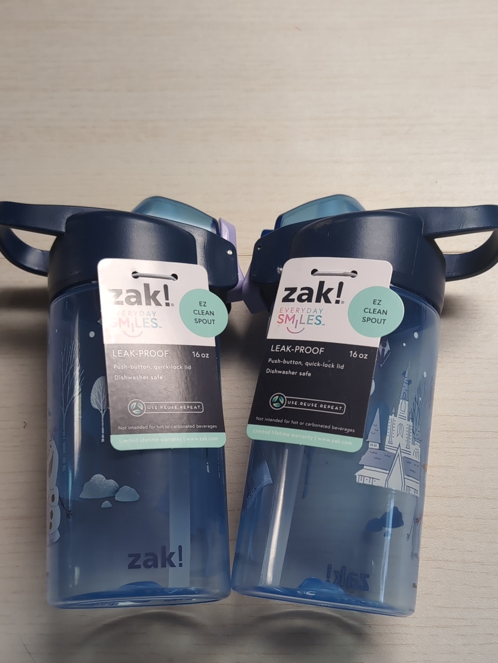 2 Pack Frozen Water Bottles